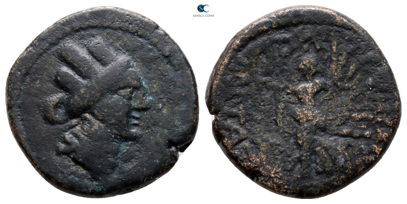 Kings of Armenia. Artaxata circa 55-54 BC. 
Tetrachalkon Æ

18 mm, 4,32 g

...