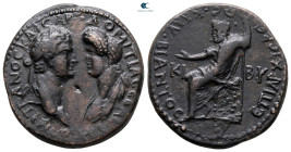 Phrygia. Kibyra. Domitian with Domitia AD 81-96. Bronze Æ