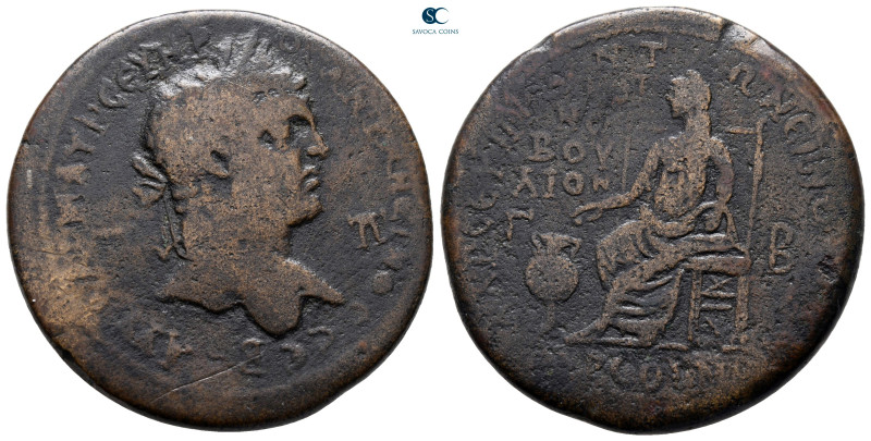 Cilicia. Tarsos. Caracalla AD 198-217. 
Bronze Æ

34 mm, 19,80 g

A[YT KAI]...