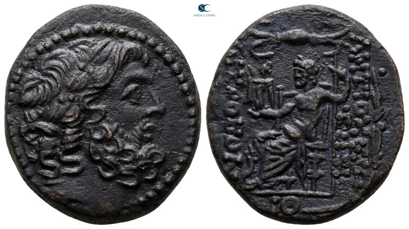 Seleucis and Pieria. Antioch. Pseudo-autonomous issue 48-47 BC. Dated year 19 of...