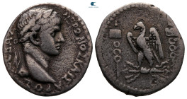 Seleucis and Pieria. Antioch. Nero with Agrippina Junior AD 54-68. Struck circa AD 56-57. Didrachm AR