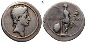 Octavian 29-27 BC. Italian mint. Denarius AR