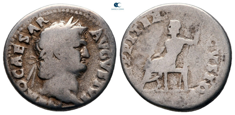 Nero AD 54-68. Rome
Denarius AR

19 mm, 3,08 g

[NER]O CAESAR AVGVSTV[S], l...