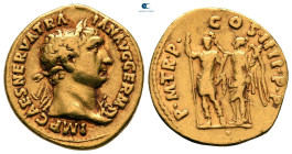 Trajan AD 98-117. Rome. Aureus AV