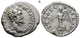 Septimius Severus AD 193-211. Struck AD 194-19. Emesa. Denarius AR