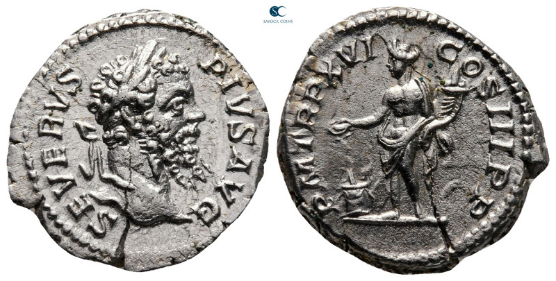 Septimius Severus AD 193-211. Rome
Denarius AR

20 mm, 3,26 g

SEVERVS PIVS...