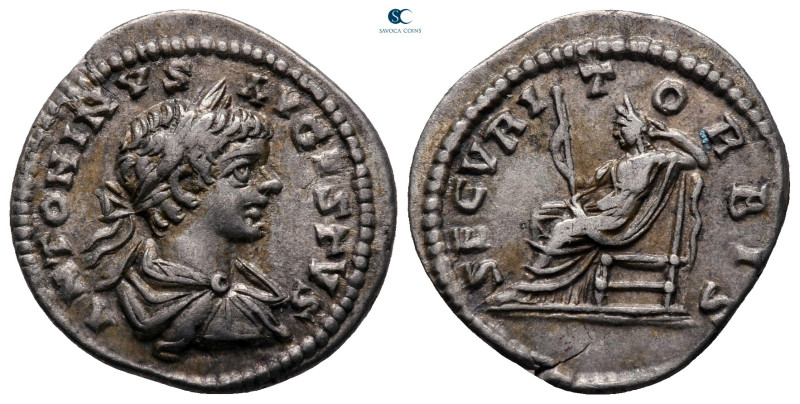 Caracalla AD 198-217. Laodicea ad Mare
Denarius AR

20 mm, 3,15 g

ANTONINV...