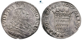 France. Monaco. Louis I Grimaldi AD 1662-1701. 1/12 Ecu AR