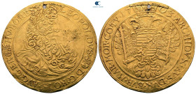 Hungary. Nagybánya (Baia Mare). Leopold I AD 1657-1705. 5 Ducats AV 1703