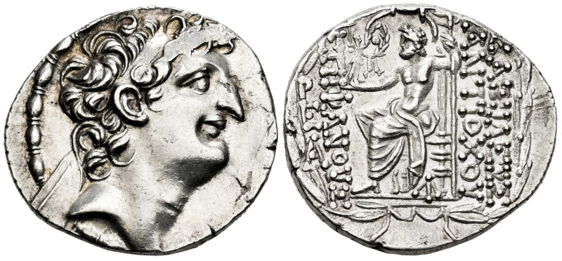 Seleukid Kingdom. Antiochos VIII Epiphanes. Tetradrachm. 109-96 BC. Antioch. (SC...