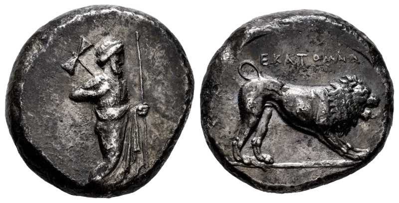 Sátrapas de Caria. Mylasa. Stater. 395-377 BC. Struck under Satrap Hekatomnos. (...