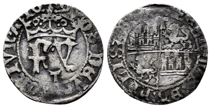 Catholic Kings (1474-1504). 1/2 real. Toledo. (Cal-276). (Cal 2008-488, is an im...