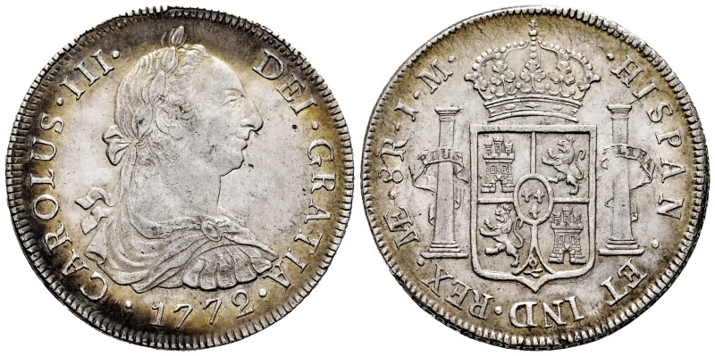 Charles III (1759-1788). 8 reales. 1772. Lima. JM. (Cal-1035). Ag. 27,01 g. Firs...