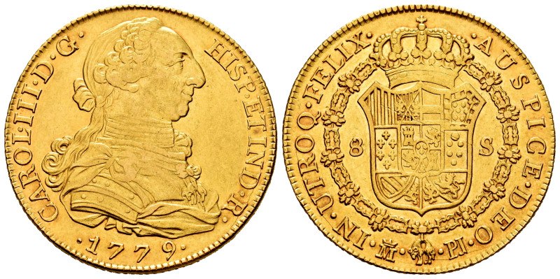 Charles III (1759-1788). 8 escudos. 1779. Madrid. PJ. (Cal-1966). (Cal onza-731)...