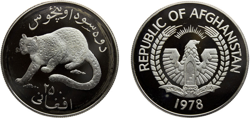 Afghanistan Republic 250 Afghanis 1978 Royal mint(Mintage 4387) Conservation,Wor...
