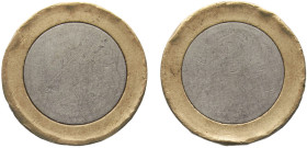 European Union 1 Euro ND Mint Error Unstruck Planchet, Rim Damage Copper-nickel clad copper XF 7.5g