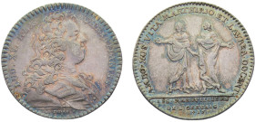 France Kingdom Louis XV Jeton 1715 Saint Gervais and Saint Prootes Silver AU 7.3g Feu# 4198