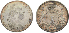 France Kingdom Louis XV Jeton 1738 Chambre de commerce de Bayonne Silver UNC 7.5g Feu# 9254