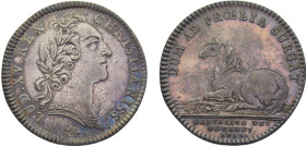 France Kingdom Louis XV Jeton 1755 Ordinaire des Guerres Silver XF 7g Feu# 601