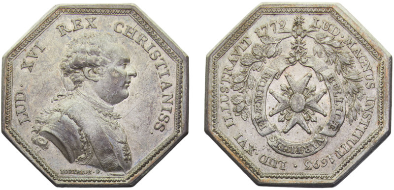 France Kingdom Louis XVI Jeton 1779 Ordres du roi, Ordre Militaire de Saint Loui...