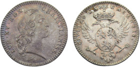 France Kingdom Louis XV Jeton ND Ville d'Cambrai Silver AU 10g