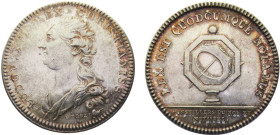 France Kingdom Louis XVI Jeton ND Conseillers du Roi et Notaires à Paris Silver AU 12.9g Feu# 3307