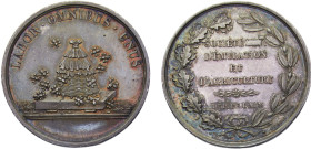 France Third Republic Jeton ND Société d'Emulation et d'Agriculatre Silver UNC 10.4g