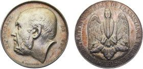 France Third Republic Jeton ND DOCTORS ASSISTANCE PUBLIQUE PARIS Silver UNC 17.1g