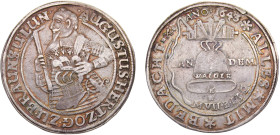 Germany Holy Roman Empire Principality of Brunswick-Wolfenbüttel August II 1 Thaler 1643 Silver XF 28.8g KM# 422
