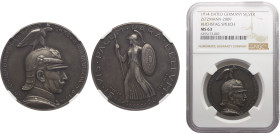 Germany Second Empire Wilhelm II Medal 1914 Rwichtag Speech Silver NGC MS63 ZETZMANN# 2009