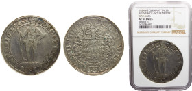 Germany Holy Roman Empire Principality of Brunswick-Wolfenbüttel Friedrich Ulrich 1 Thaler 1624 HS Silver NGC XF Dav ECT# 6306