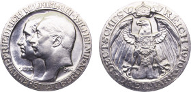 Germany Second Empire Kingdom of Prussia Wilhelm II 3 Mark 1910 A Berlin mint 100th Anniversary of the University of Berlin Silver AU 16.7g KM# 530