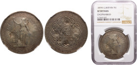 Great Britain United Kingdom Victoria 1 Dollar 1899 B Bombay mint British Trade Dollar Silver NGC XF KM# T5