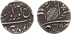 India Sikh Empire Ranjit Singh 1 Rupee VS1890 (1833) Amritsar mint Silver XF 11g KM# 21.1