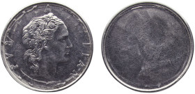 Italy Republic 50 Lire 1954-1989 R Rome mint Mint Error Weak Strike Acmonital AU 6.2g KM# 95.1