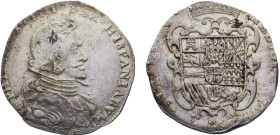 Italy States Duchy of Milan Filippo IV 1 Filippo 1657 Silver UNC 28g KM# 55
