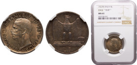 Italy Kingdom Vittorio Emanuele III 5 Lire 1927 R Rome mint Silver NGC MS63 KM# 67