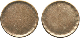 Spain Juan Carlos I 100 Pesetas ND Madrid mint Mint Error Unstruck Planchet, Edge fleurs-de-lis Aluminium-Bronze XF 9.3g