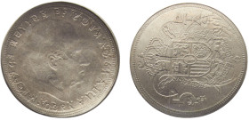 Spain Kingdom Juan Carlos I 5 Pesetas 1980 Madrid mint Mint Error 1980 FIFA World Cup Over 5 pesetas of 1975 Copper-nickel XF 5.7g KM# 807
