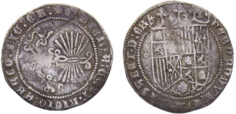 Spain Kingdom of Castile and Aragon Ferdinand V and Isabella I 1 Real ND (1497-1...