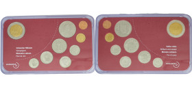 Switzerland Federal State 1/5/10/20 Rappen, ½/1/2/5/5 Francs 2001 B Bern mint 9 Coins Set PF