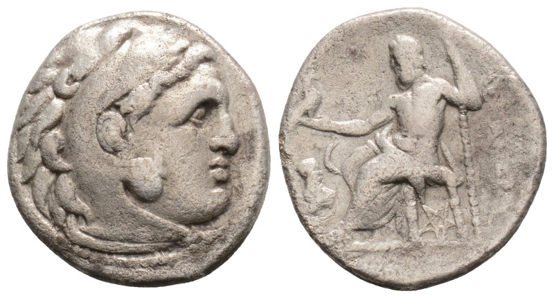 KINGS OF THRACE (Macedonian). Lysimachos (305-281 BC). Drachm. Kolophon. In the ...