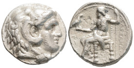 Seleukid Kings of Syria, Seleukos I Nikator AR Tetradrachm. Babylon, circa 311-300 BC. In the name and types of 
Alexander III of Macedon. Head of Her...