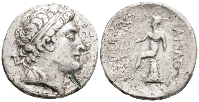 SELEUKID KINGS of SYRIA. Antiochos Hierax. 246-227 BC. AR Tetradrachm Lampsakos?...