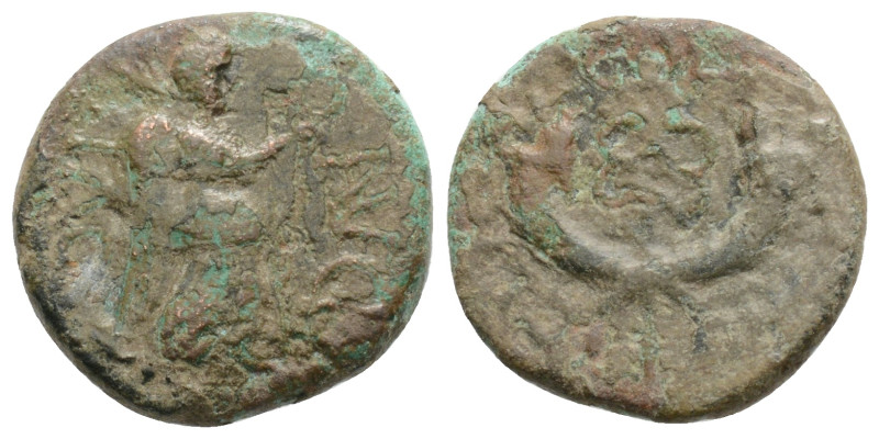 Phoenicia, Ptolemais Æ Pseudo-autonomous issue, time of Nero, AD 54-68. [I]OVI A...