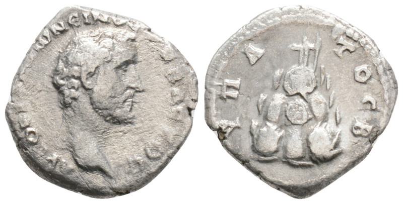 Antoninus Pius (138-161). Cappadocia, Caesarea. AR Drachm Bare head right.
2.9g ...