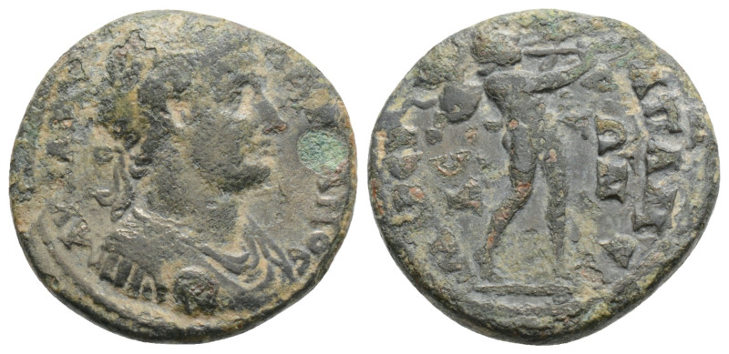 Phrygia, Apameia. Hadrian. A.D. 117-138. Æ AV KAI [TP] AΔPIANOC, laureate bust o...