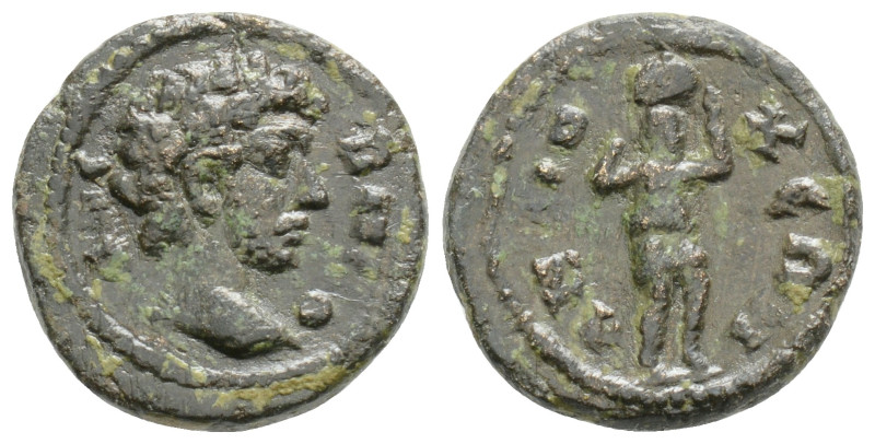 Marcus Aurelius, 161-180.(?)CARIA. Antiochia ad Maeandrum.
2.7g 15.8mm