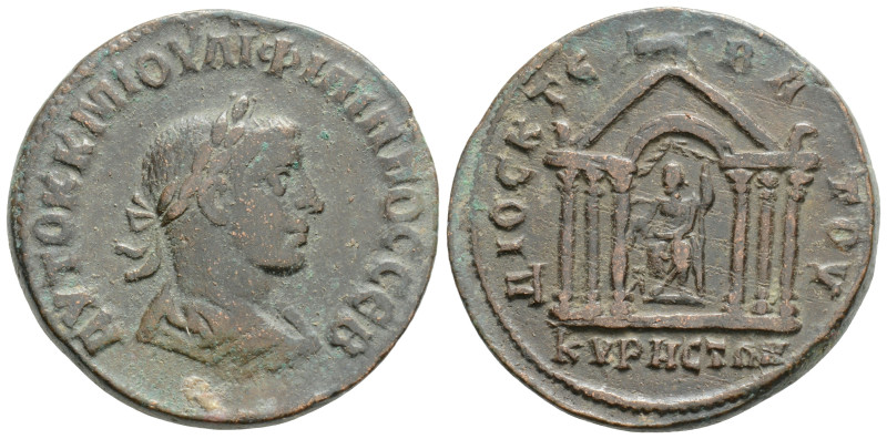 SYRIA, Cyrrhestica. Cyrrhus. Philip II. AD 247-249. Æ Laureate, draped and cuira...