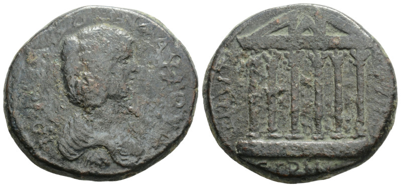 Pontos. Zela. Julia Domna AD 193-217. Dated local year 142=AD 205-206 Bronze Æ I...